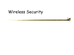 Wireless Security