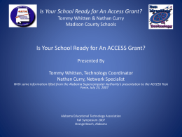 Is Your School Ready for An Access Grant