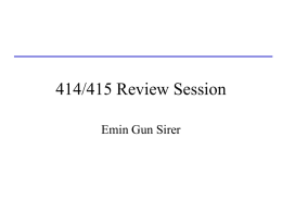 414/415 Review Session