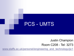 PCS - UMTS