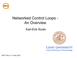 Networked Control Loops