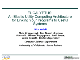 Elastic Utility Computing Architecture for Linking Your