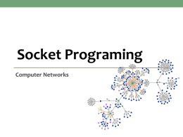 15-441 Socket Programming