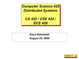 lecture 1 - Course Website Directory