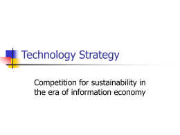 10.Technology Strategy