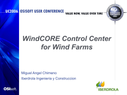 WindCORE Control Center for Wind Farms