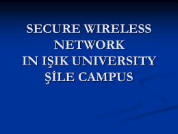 components of secure wireless network