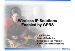 Strategic Issues Behind GPRS Implementation