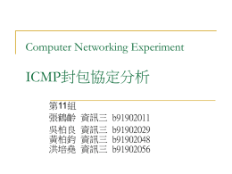 1.ICMP Introduction + Ping Attack description + TraceRoute
