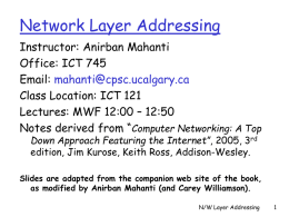 network-layer-addressing