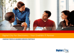 Digital City For Electronics - Your Credible IT - digitalcity