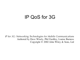 H_IP QoS for 3G