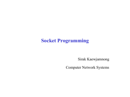 Socket Programming