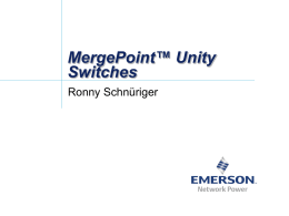 MergePoint™ Unity Switches