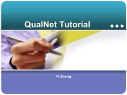 QualNet Tutorial