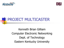 Presentation - Eastern Kentucky University