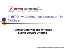 Tremor – Your gateway to the World