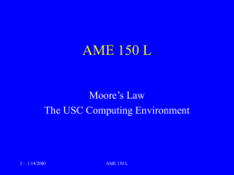 AME 150 L - Engineering Class Home Pages