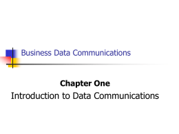 Business Data Communications