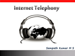 What is internet telephony?
