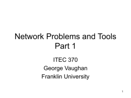 NetworkProblems_1 - Computing Sciences