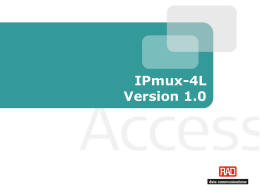 IPmux-4L_Product