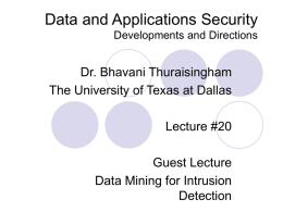 Lecture20 - The University of Texas at Dallas