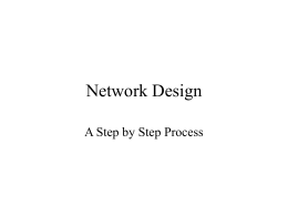 Network Design - UWC Computer Science