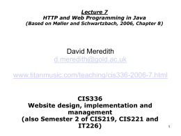 here - David Meredith`s Web Site