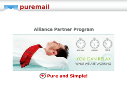 Puremail Reseller Program
