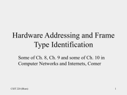 Ethernet frames - La Salle University