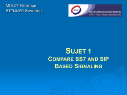 compare ss7 and sip based signaling