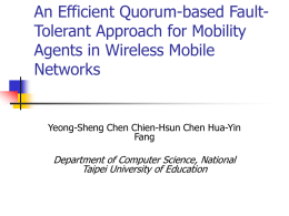 An Efficient Quorum-based Fault-Tolerant Approach for Mobility