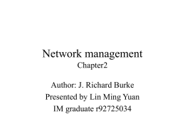 Evolution of network management