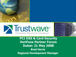 PCI DSS - Verifone Support Portal
