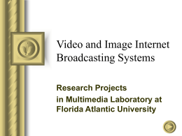 Internet and Multimedia - Florida Atlantic University
