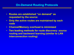 On Demand Routing - UCLA Computer Science