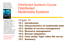 Figure 15.1 A distributed multimedia system