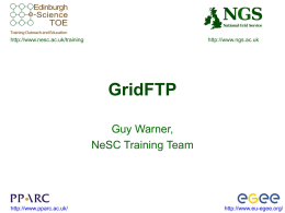GridFTP - Indico