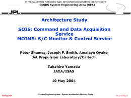 Spacecraft Monitor and Control Architecture Study