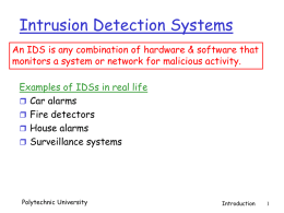 Intrusion detection: signature-based,Snort, and statistical