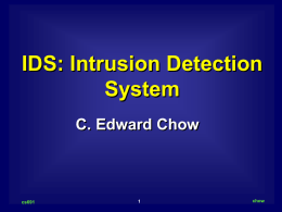 IDS presentation - IIS Windows Server