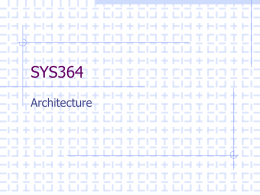 SYS364 - Seneca - School of Information & Communications