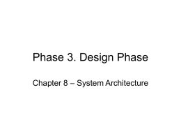 Phase 3. Design Phase