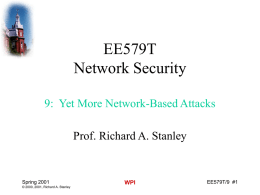 EE579S Computer Security - Electrical & Computer Engineering