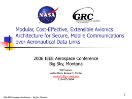 Communications System Architecture