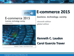 E-commerce Infrastructure slides