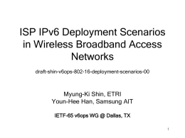 Using a Single IPv4 Global Address in DSTM