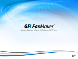 GFI FaxMaker (2/2)