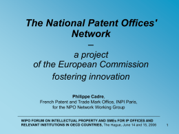 The National Patent Offices` Network